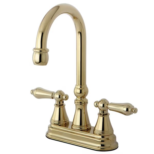Bar Faucet, Polished Brass, Kingston Brass, Mfr#: KS2492AL